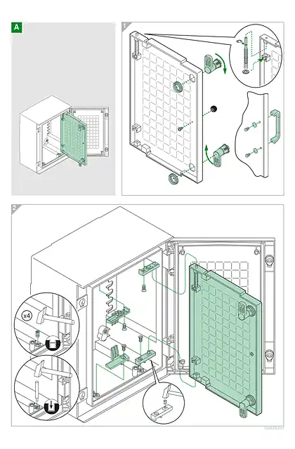 schneider施耐德Thalassa PLM General Instruction for internal door polyester 2 locks
